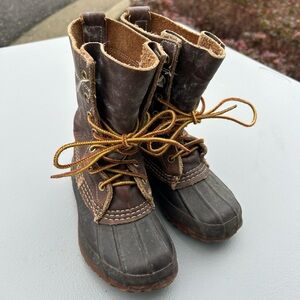 L.L. Bean Kids Dark Brown Boots